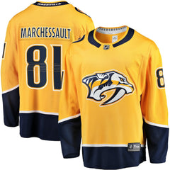 NHL Jonathan Marchessault Nashville Predators Fanatics Breakaway Jersey - Gold