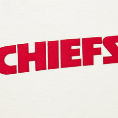 Kansas City Chiefs Vintage Logo Heritage Slub T-Shirt Cream