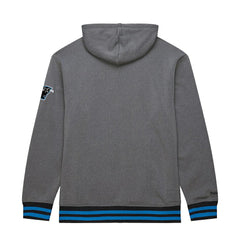 Carolina Panthers Vintage Logo Snow Washed Fleece Pullover Hoodie Heather Gray