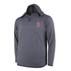 Boston Red Sox Butter Stripe Tri-Blend Long Sleeve Hoodie T-Shirt - Navy Hoodies