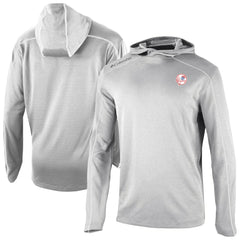 New York Yankees Columbia Omni-Wick Shotgun Pullover Hoodie - Gray Hoodies