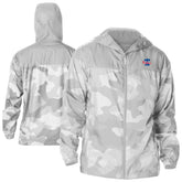 Philadelphia Phillies Columbia Camo Flash Challenger Full-Zip Windbreaker Jacket - Gray Jackets