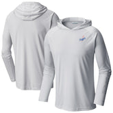 Los Angeles Dodgers Columbia Omni-Wick Terminal Tackle Raglan Long Sleeve Hoodie T-Shirt - White Hoodies