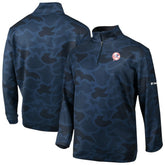New York Yankees Columbia Wickham Hills Omni-Wick Quarter-Zip Jacket - Camo Jackets