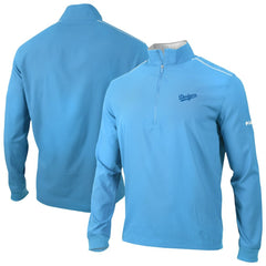 Los Angeles Dodgers Columbia Omni-Wick Bogey's Paradise Quarter-Zip Top - White Tops