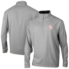 New York Yankees Columbia Omni-Wick Bogey's Paradise Quarter-Zip Top - Gray Tops