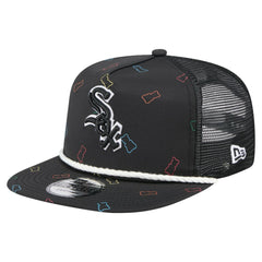 Chicago White Sox New Era Gummy Golfer Trucker Snapback Hat - Black Hats