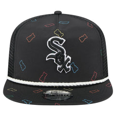 Chicago White Sox New Era Gummy Golfer Trucker Snapback Hat - Black Hats