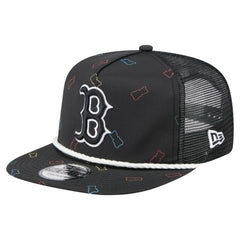 Boston Red Sox New Era Gummy Golfer Trucker Adjustable Hat - Black Hats