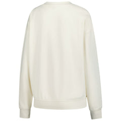 Chicago Cubs Mitchell & Ness Women's Cooperstown Collection Laurel Pullover Sweatshirt - Cream Pullover