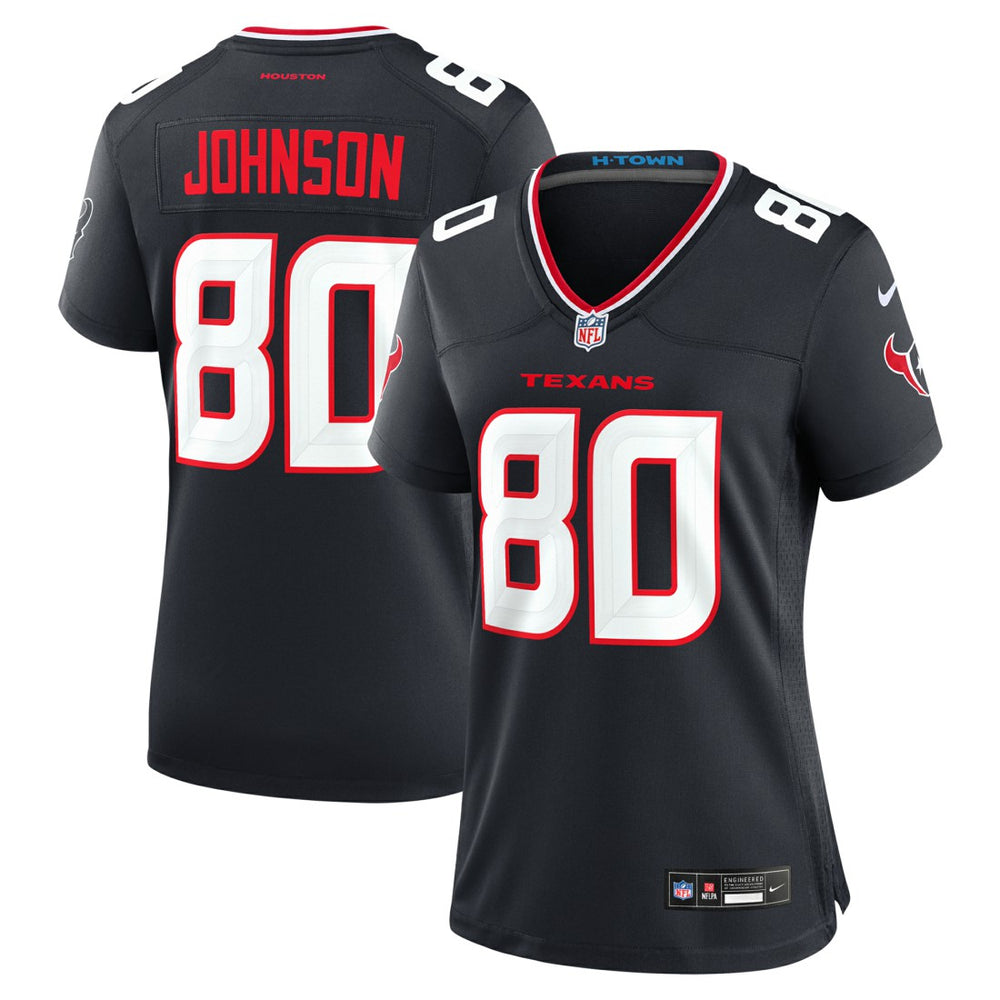 NFL Andre Johnson Houston Texans Women's Team Retired Player Game Jersey - Navy