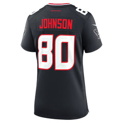 NFL Andre Johnson Houston Texans Women's Team Retired Player Game Jersey - Navy