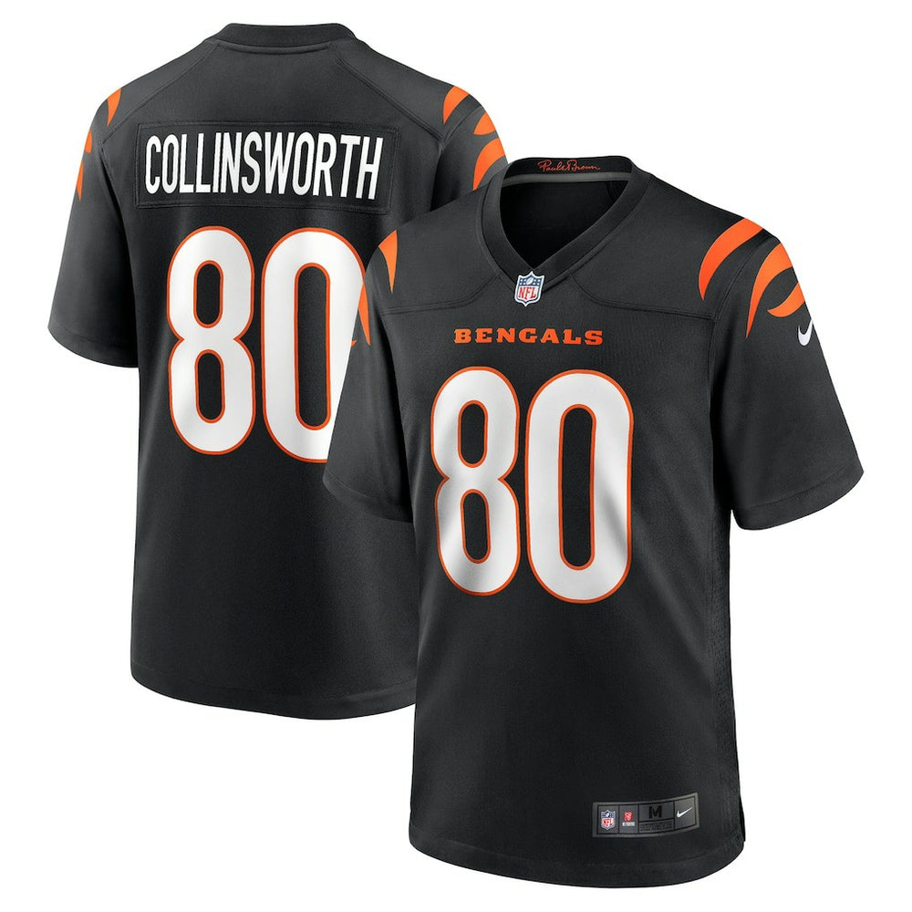 NFL Cris Collinsworth Cincinnati Bengals Team Retired Player Game Jersey - Black