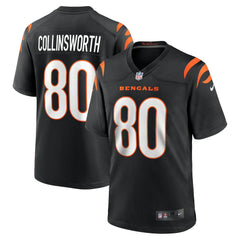 NFL Cris Collinsworth Cincinnati Bengals Team Retired Player Game Jersey - Black