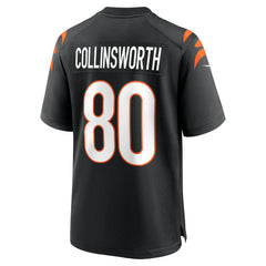 NFL Cris Collinsworth Cincinnati Bengals Team Retired Player Game Jersey - Black