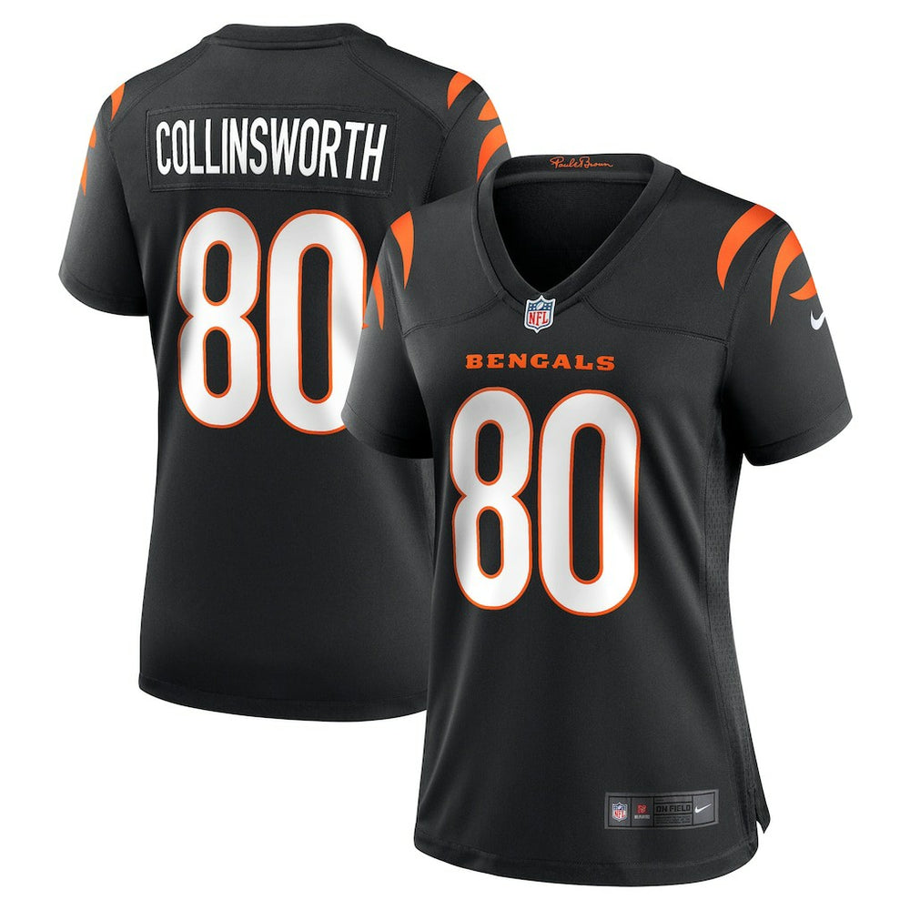 NFL Cris Collinsworth Cincinnati Bengals Women's Team Retired Player Game Jersey - Black