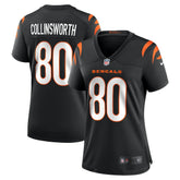 NFL Cris Collinsworth Cincinnati Bengals Women's Team Retired Player Game Jersey - Black