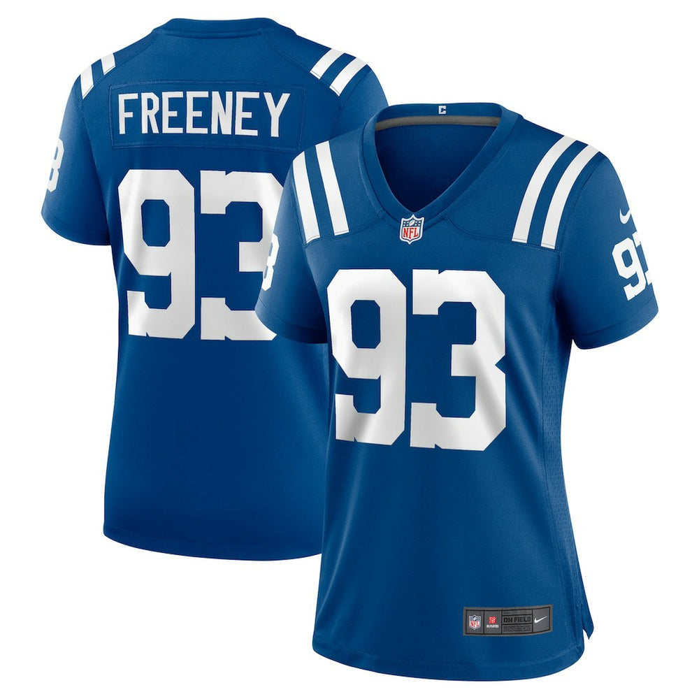 NFL Dwight Freeney Indianapolis Colts Women's Team Retired Player Game Jersey - Royal