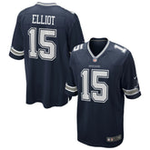 Ezekiel Elliott Dallas Cowboys Team Game Jersey Navy
