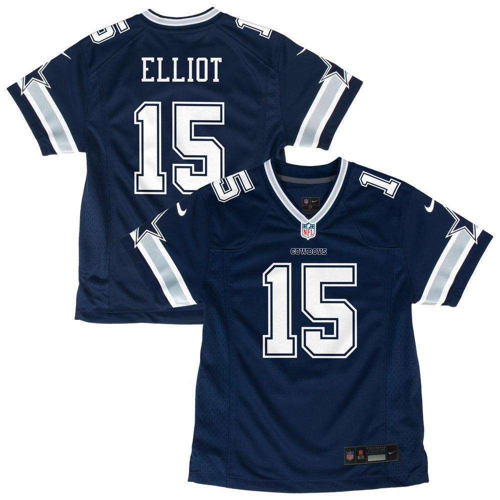 NFL Ezekiel Elliott Dallas Cowboys Youth Game Jersey - Navy