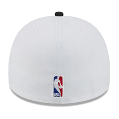 Miami Heat 2025 NBA Draft A-Frame 59FIFTY Fitted Hat White/Black