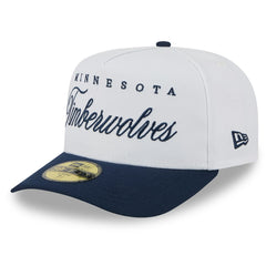 Minnesota Timberwolves 2025 NBA Draft A-Frame 59FIFTY Fitted Hat White/Navy