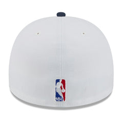 Minnesota Timberwolves 2025 NBA Draft A-Frame 59FIFTY Fitted Hat White/Navy