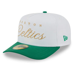 Boston Celtics 2025 NBA Draft A-Frame 59FIFTY Fitted Hat White/Kelly Green