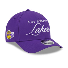 Los Angeles Lakers 2025 NBA Draft M-Crown A-Frame 9FORTY Adjustable Hat Purple