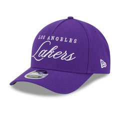 Los Angeles Lakers 2025 NBA Draft M-Crown A-Frame 9FORTY Adjustable Hat Purple