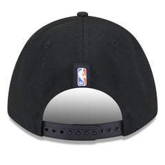 Miami Heat 2025 NBA Draft M-Crown A-Frame 9FORTY Adjustable Hat Black
