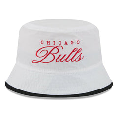 Chicago Bulls 2025 NBA Draft Nylon Bucket Hat White/Black