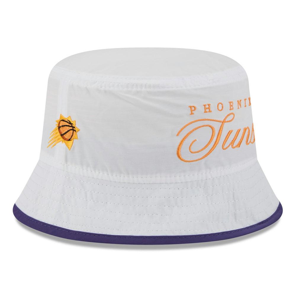 Phoenix Suns 2025 NBA Draft Nylon Bucket Hat White/Purple
