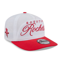Houston Rockets 2025 NBA Draft On-Stage Nylon 19TWENTY Adjustable Hat White/Red
