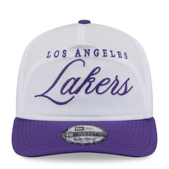 Los Angeles Lakers 2025 NBA Draft On-Stage Nylon 19TWENTY Adjustable Hat White/Purple