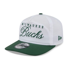 Milwaukee Bucks 2025 NBA Draft On-Stage Nylon 19TWENTY Adjustable Hat White/Hunter Green