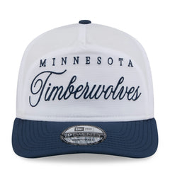 Minnesota Timberwolves 2025 NBA Draft On-Stage Nylon 19TWENTY Adjustable Hat White/Navy