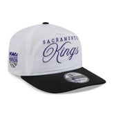 Sacramento Kings 2025 NBA Draft On-Stage Nylon 19TWENTY Adjustable Hat White/Black