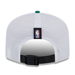 Boston Celtics 2025 NBA Draft On-Stage Nylon 19TWENTY Adjustable Hat White/Kelly Green