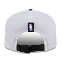 Denver Nuggets 2025 NBA Draft On-Stage Nylon 19TWENTY Adjustable Hat White/Navy