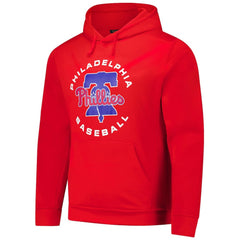 Philadelphia Phillies Dunbrooke Champion Pullover Hoodie - Red Hoodies