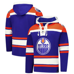 NHL Edmonton Oilers '47 Superior Lacer Hoodie - Royal