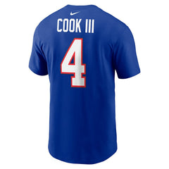 James Cook Buffalo Bills Name & Number T-Shirt Royal