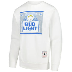 Los Angeles Chargers x Bud Light The Crest Pullover Sweatshirt White