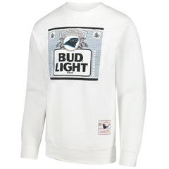 Carolina Panthers x Bud Light The Crest Pullover Sweatshirt White
