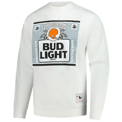 Cleveland Browns x Bud Light The Crest Pullover Sweatshirt White
