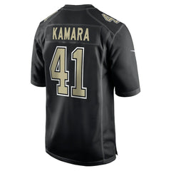 NFL Alvin Kamara New Orleans Saints Fashion Game Jersey - Carbon Black