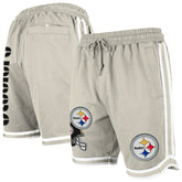 Pittsburgh Steelers New Era Stone Multi Patch Shorts Light Beige