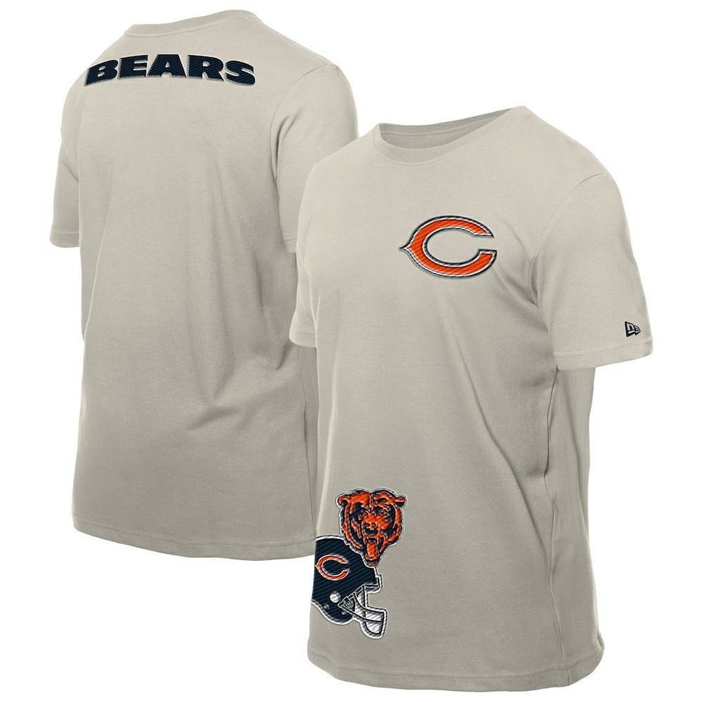 Chicago Bears New Era Multi Patch T-Shirt Light Beige
