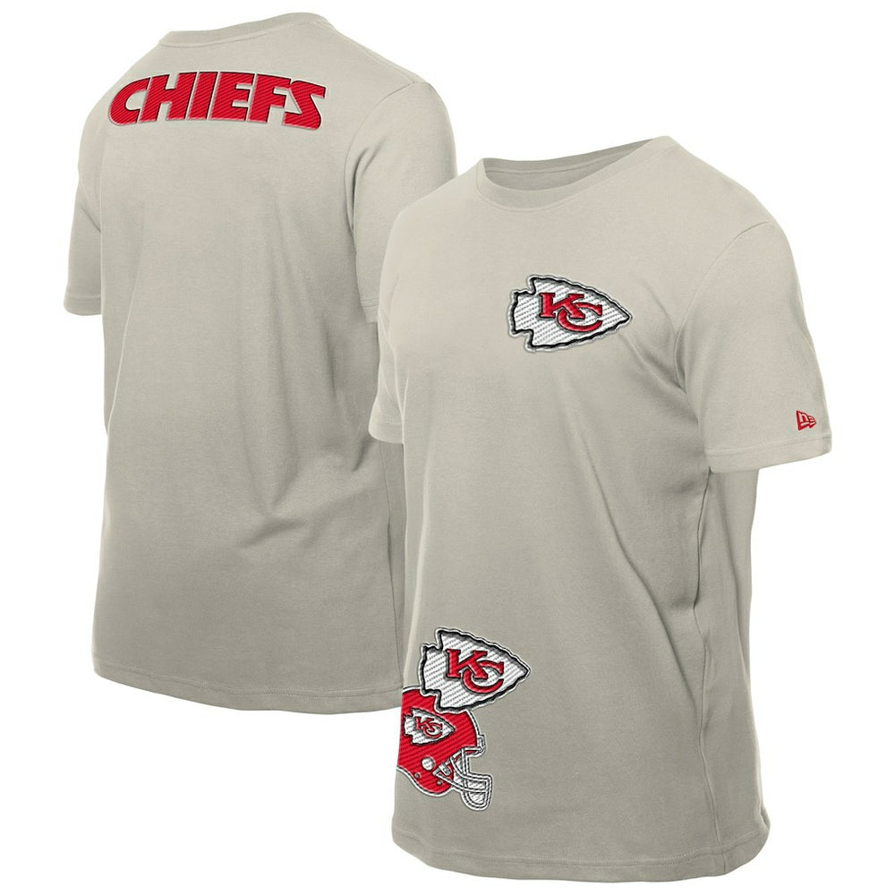 Kansas City Chiefs New Era Multi Patch T-Shirt Light Beige